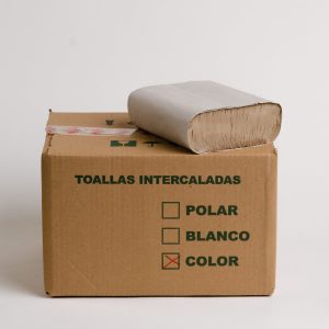 TOALLAS INTERCALADAS X1500 UNIDADES BEIGE