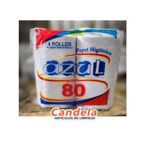 HIGIENICO AZUL 4X80MTS OFERTA
