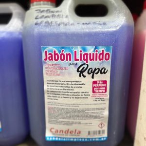 COMBO: 4 BIDONES JABON LIQUIDO CANDELA C / DESMANCHADOR -