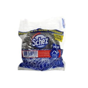 ESTROPAJO ACERO GRANDE SCHEZ 70GRS