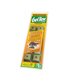 RATICIDA CEBO BLOQUE GELTEK X100g