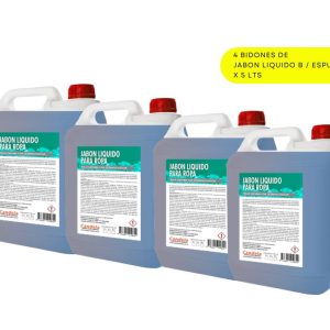 COMBO: 4 BIDONES JABON LIQUIDO B ESPUMA