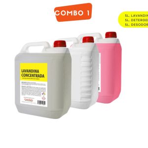 COMBO 1 :5L LAVANDINA + 5L DETERG ECO + 5L DESODORANTE