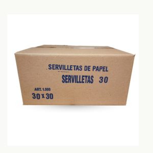 SERVILLETAS DE PAPEL 30X30X500 UNIDADES