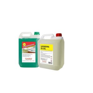 COMBO 3: 5 LT DESENGRASANTE CON AMONIACO + 5 LT LAVANDINA EN GEL