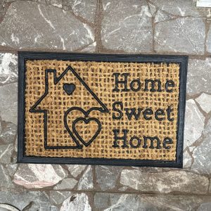 ALFOMBRA DE YUTE - HOME SWEET