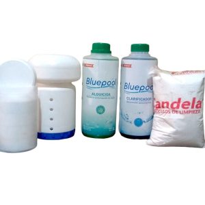 COMBO PILETA KIT 1KG PASTILLA +1KG GRANULADO +1LT ALGUICIDA +1LT CLARIFICADOR