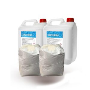 COMBO PILETA 3: 20l cloro+2kg cloro shock