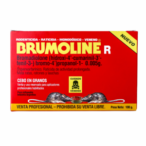 RATICIDA SEMILLA BRUMOLINE X100Gr