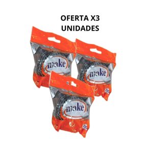 ESPONJA DE ACERO X3 UNIDADES